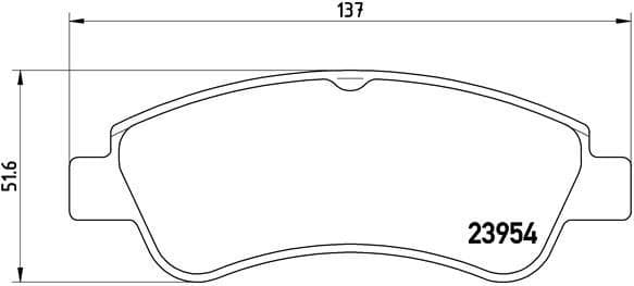 Brake Pad Set, disc brake XTRA LINE P61066X