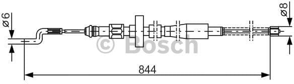 Cable Pull, parking brake 1987477171