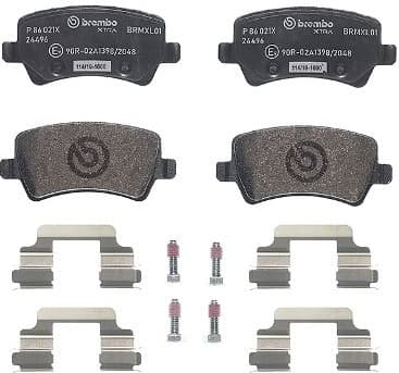 Brake Pad Set, disc brake XTRA LINE P86021X - image 2