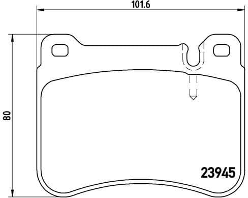 Brake Pad Set, disc brake XTRA LINE P50073X