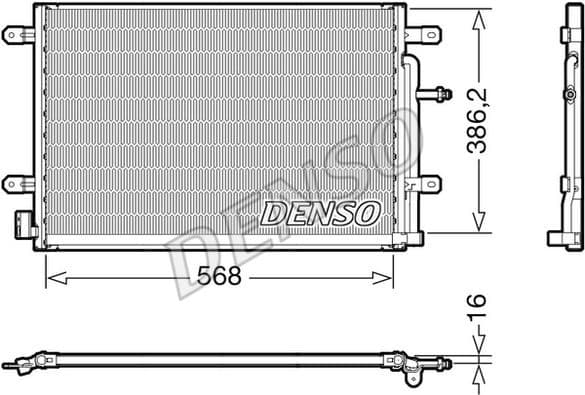 Condenser, air conditioning DCN02038