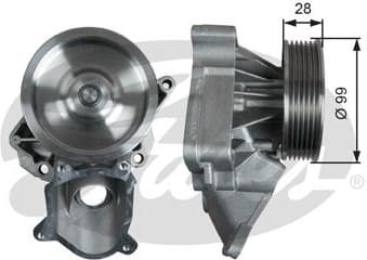 Water Pump, engine cooling WP0125
