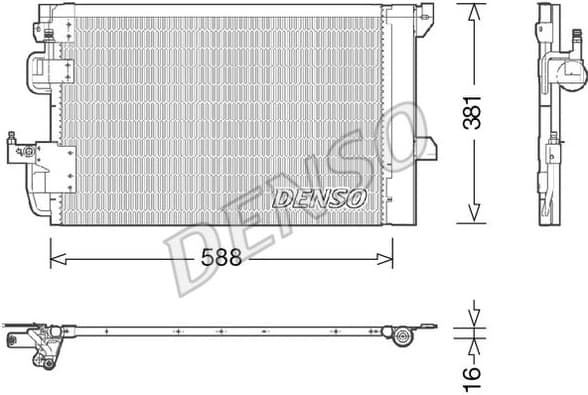 Condenser, air conditioning DCN20007