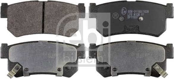 Brake Pad Set, disc brake 170638