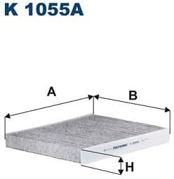 Filter, cabin air K1055A