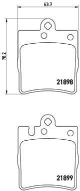 Brake Pad Set, disc brake XTRA LINE P50033X