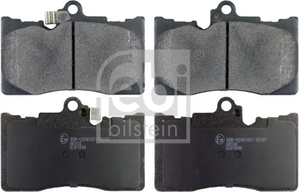 Brake Pad Set, disc brake 170668