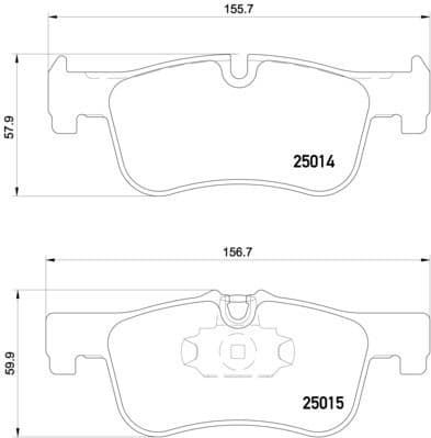 Brake Pad Set, disc brake XTRA LINE P06078X
