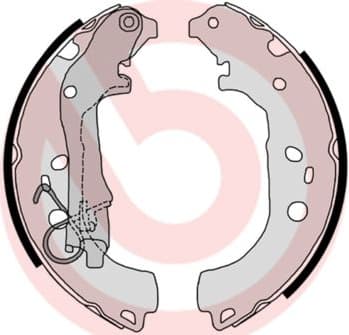 Brake Shoe Set ESSENTIAL LINE S23518