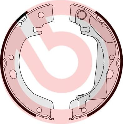 Brake shoes handbrake, Top Quality S83560