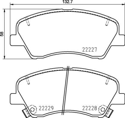 Brake Pad Set, disc brake PRIME LINE P30098