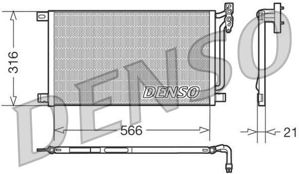 Condenser, air conditioning DCN05003