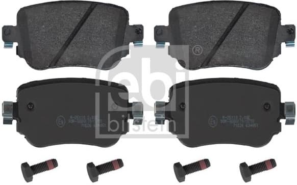 Brake Pad Set, disc brake 16912