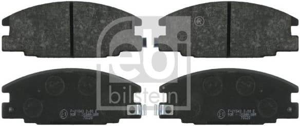 Brake Pad Set, disc brake 16323
