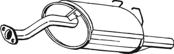 Rear Muffler 163-729