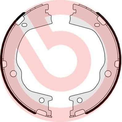 Brake Shoe Set, parking brake ESSENTIAL LINE S30526