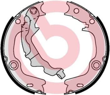 Brake Shoe Set, parking brake ESSENTIAL LINE S30532
