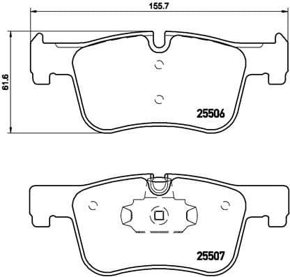 Brake Pad Set, disc brake XTRA LINE P06070X