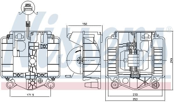 Interior Blower 87461