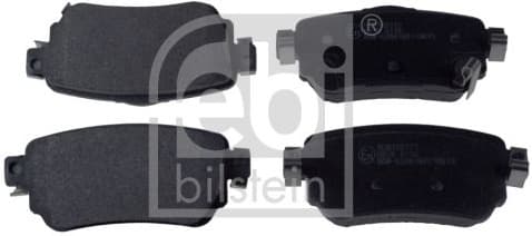 Brake Pad Set, disc brake 116268