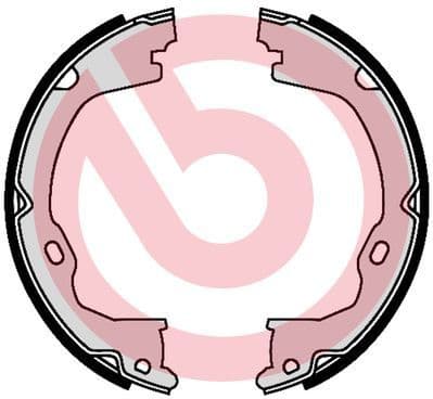 Brake Shoe Set, parking brake ESSENTIAL LINE S37508