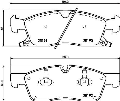 Brake Pad Set, disc brake PRIME LINE P37015