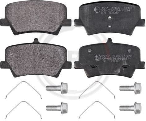 Brake Pad Set, disc brake 35222