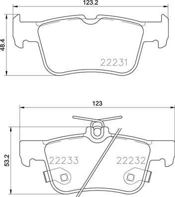 Brake Pad Set, disc brake PRIME LINE P24201
