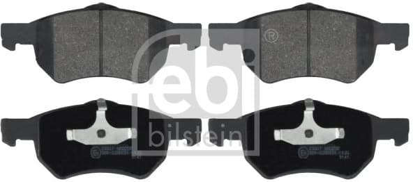 Brake Pad Set, disc brake 116262