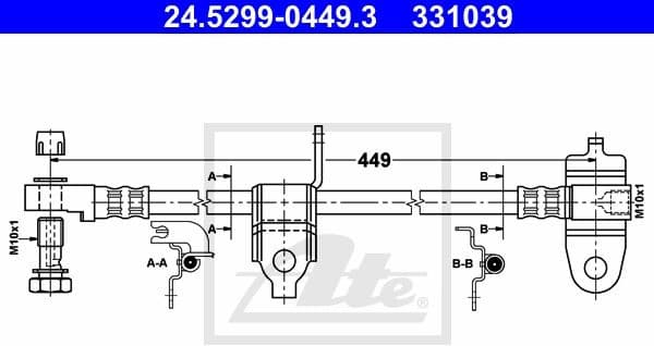 Brake Hose 24.5299-0449.3