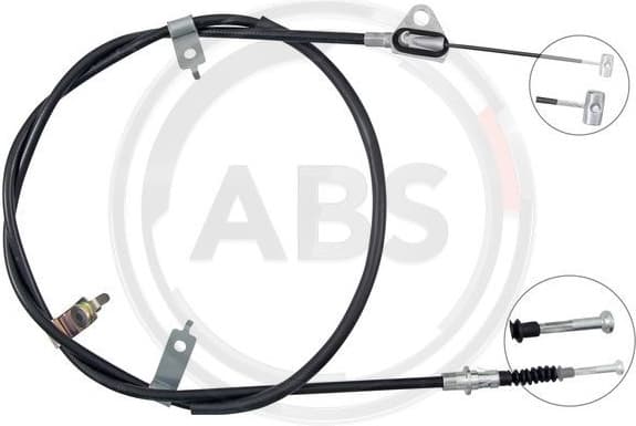 Cable Pull, parking brake K10019