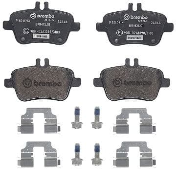 Brake Pad Set, disc brake XTRA LINE P50091X