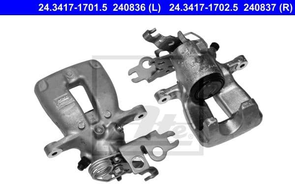 Brake Caliper 24.3417-1702.5