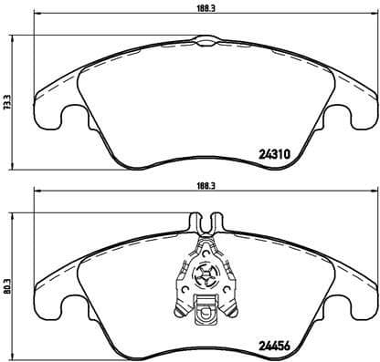 Brake Pad Set, disc brake XTRA LINE P50069X