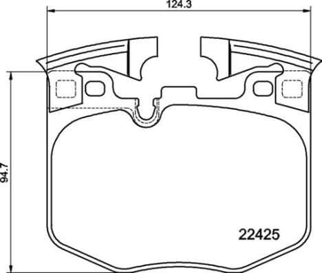 Brake Pad Set, disc brake PRIME LINE P06099