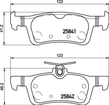 Brake Pad Set, disc brake PRIME LINE P24204