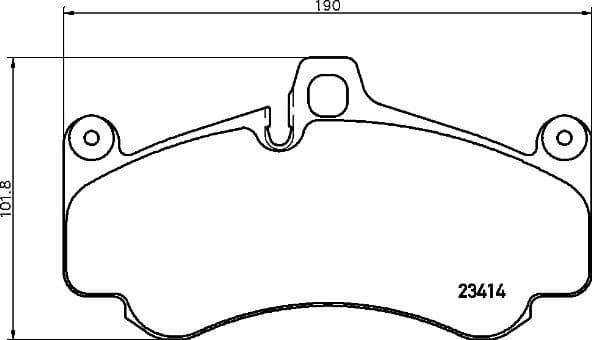 Brake Pad Set, disc parking brake PRIME LINE P65032
