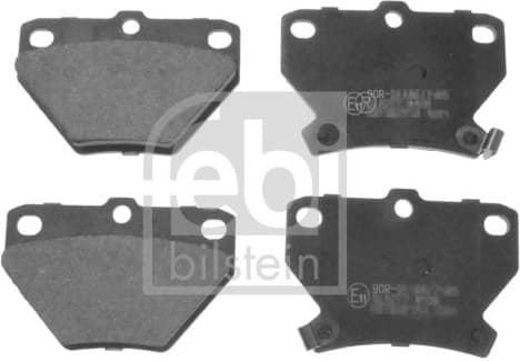 Brake Pad Set, disc brake 116306