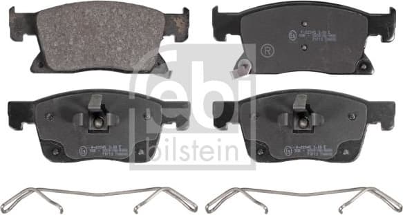 Brake Pad Set, disc brake 16914