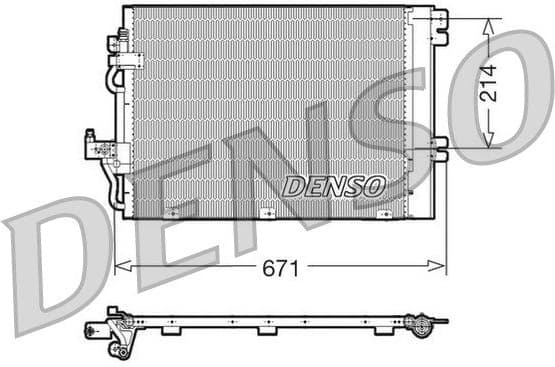 Condenser, air conditioning DCN20009