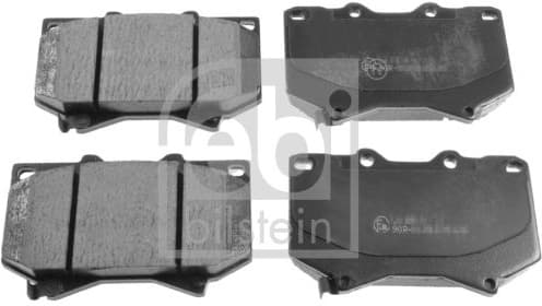 Brake Pad Set, disc brake 170667