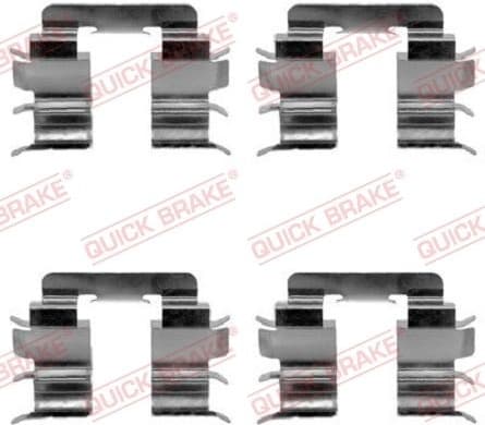 Accessory Kit, disc brake pad 109-1272