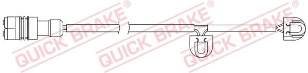 Warning Contact, brake pad wear WS0339A