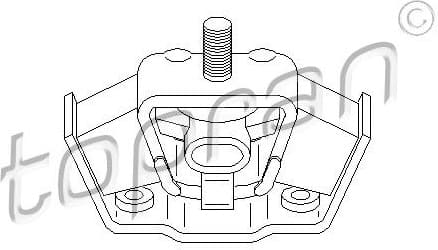 Mounting, engine 400 040