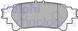 Brake Pad Set, disc brake LP2196
