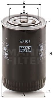 Oil Filter WP931