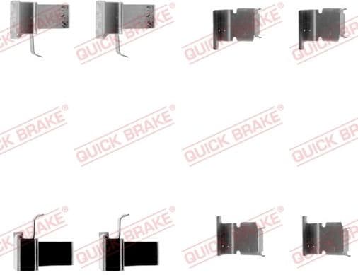 Accessory Kit, disc brake pad 109-1262