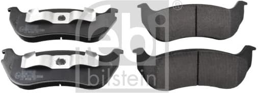 Brake Pad Set, disc brake 116335