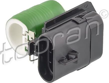 Series Resistor, electric motor (radiator fan) 208 844