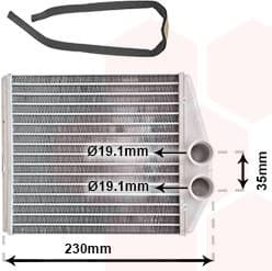 Heat Exchanger, interior heating 37006355
